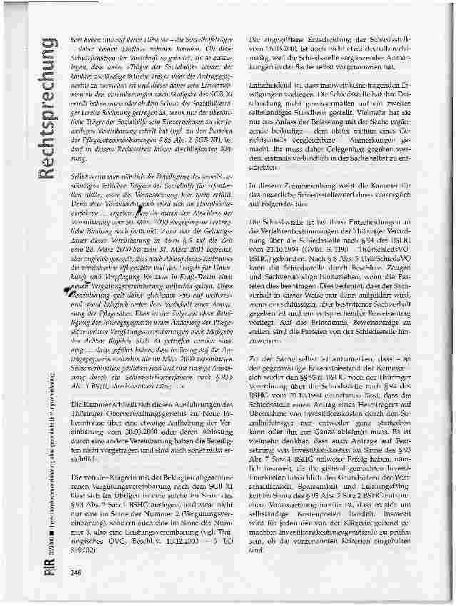 Vorschauseite 5: Investitionskostenvereinbarung ohne gesonderte Leistungsvereinbarung
