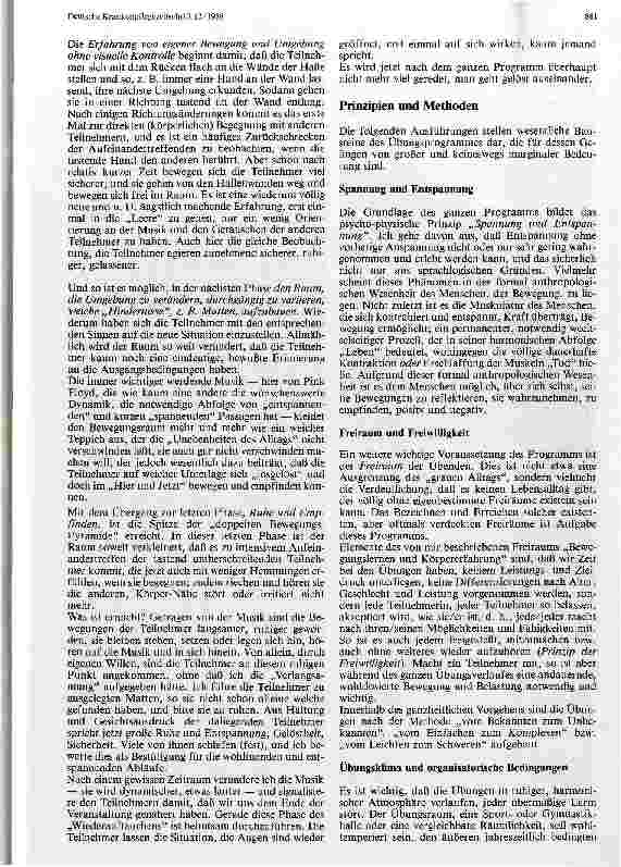 Vorschauseite 5: Bewegungslernen und Körpererfahrung Ein praktischer Beitrag zur Bewältigung von Konflikten und Problemen im Berufsalltag von Schwester/Pflegern