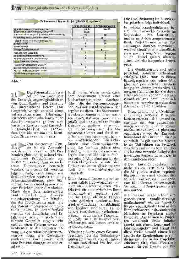 Vorschauseite 5: Führungskräftenachwuchs finden und fördern Erste Erfahrungen eines Hamburger Modellprojekts