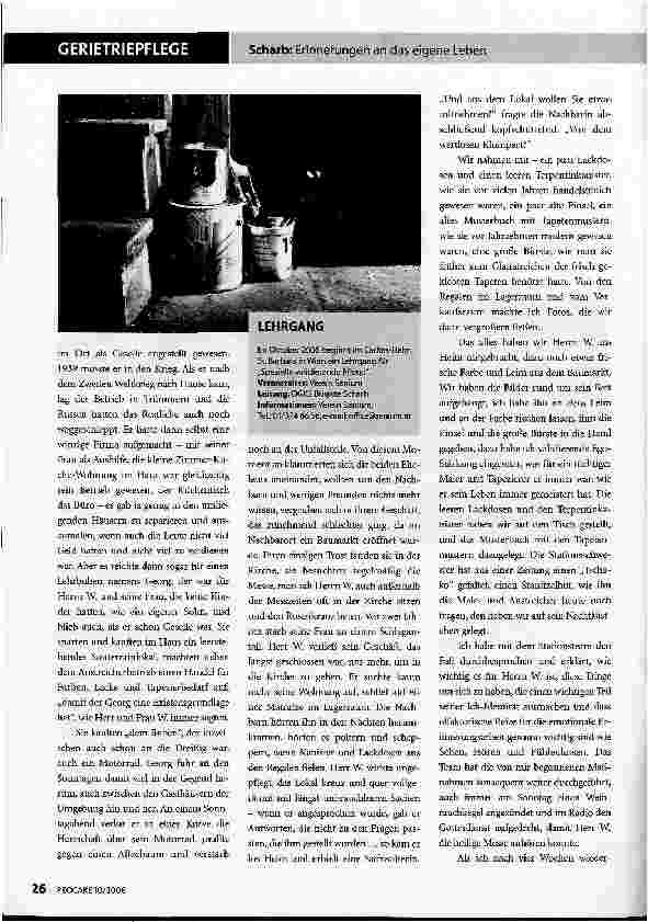 Vorschauseite 3: Erinnerungen an das eigene Leben