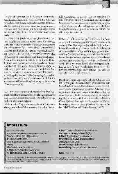 Vorschauseite 5: Eine Chance für mehr Gesundheit am Arbeitsplatz?