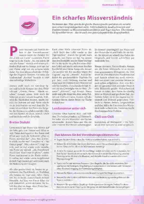 Vorschauseite 1: Ein scharfes Missverständnis