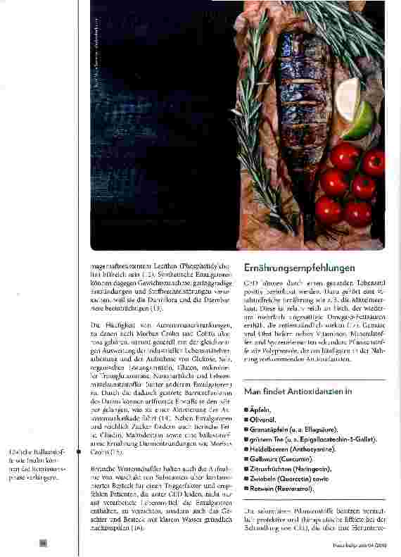 Vorschauseite 3: Ernährungsund Phytotherapie bei chronisch entzündlichen Darmerkrankungen