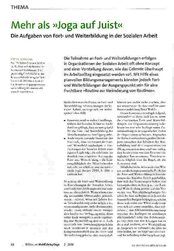 Vorschauseite 1: Mehr als »Joga auf Juist«