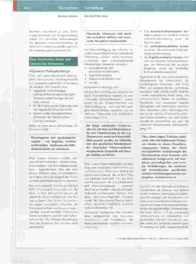 Vorschauseite 2: Abgestufte Schmerztherapie bei Nichttumorschmerzen mehr als Opioide