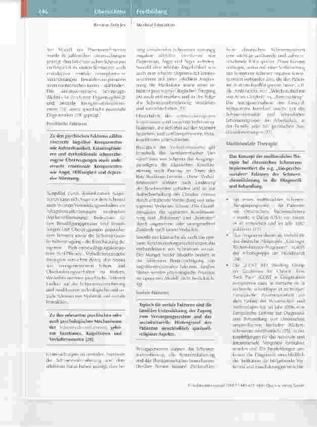 Vorschauseite 4: Abgestufte Schmerztherapie bei Nichttumorschmerzen mehr als Opioide