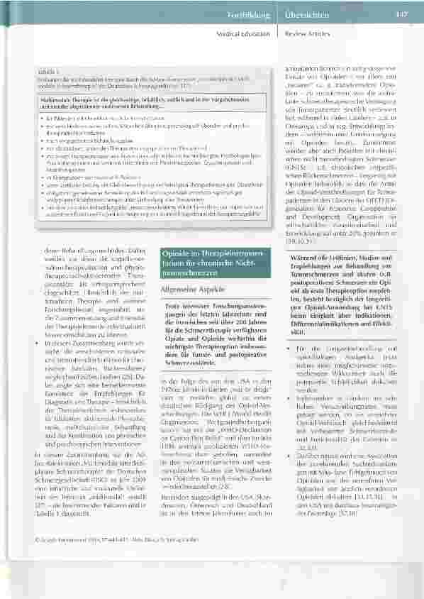 Vorschauseite 5: Abgestufte Schmerztherapie bei Nichttumorschmerzen mehr als Opioide