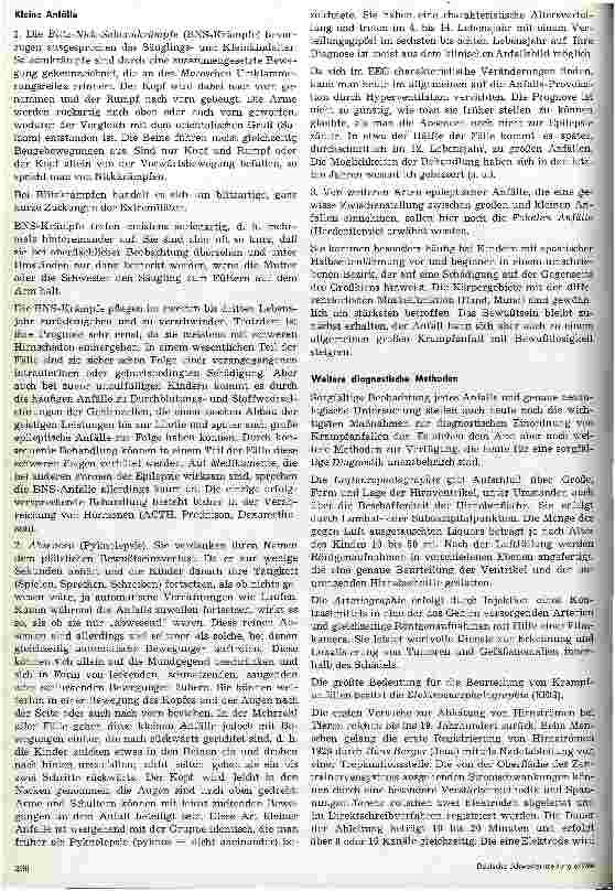 Vorschauseite 2: Krampfanfälle im Kindesalter