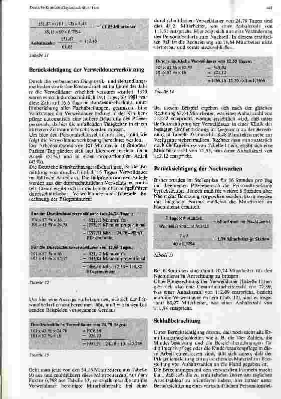 Vorschauseite 4: Zeitgemäße Personalbedarfsermittlung im Krankenhaus Möglichkeiten der Ermittlung von Anhaltszahlen und somit der Einflußnahme auf die Personalbesetzung im Krankenhaus durch die Pf…