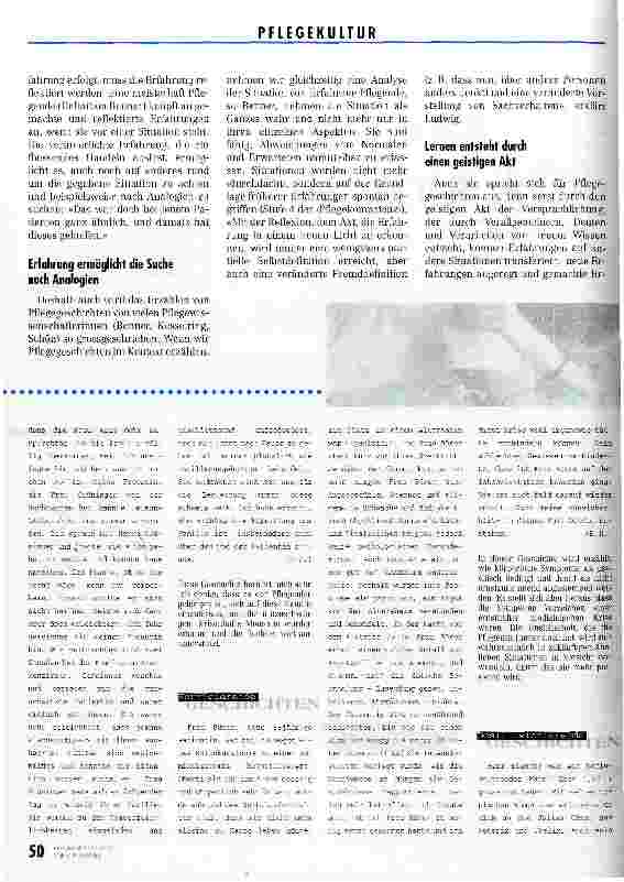 Vorschauseite 3: Aus Erfahrung wird man klug 17. Schweiz. Tagung für Krankenpflege in Onkologie