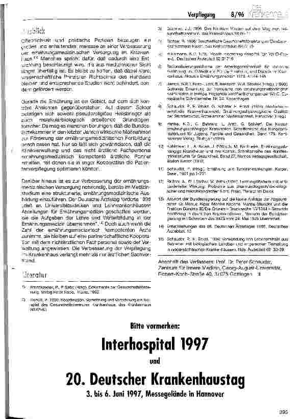 Vorschauseite 6: Verpflegung im Krankenhaus