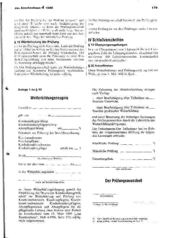 Vorschauseite 5: DKG-Empfehlung zur Weiterbildung von Krankenpflegepersonen für die pflegerische Leitung einer Station oder Einheit