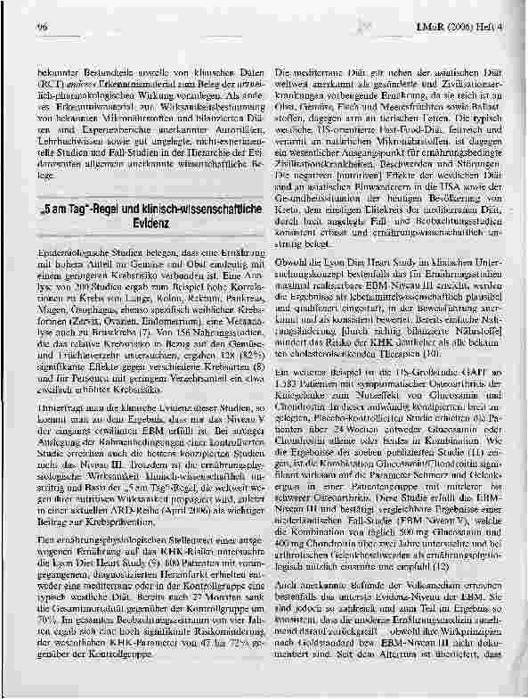 Vorschauseite 4: Maßstab für die Ermittlung der diätetischen Wirksamkeitgemäß § 14b (1) DiätVO