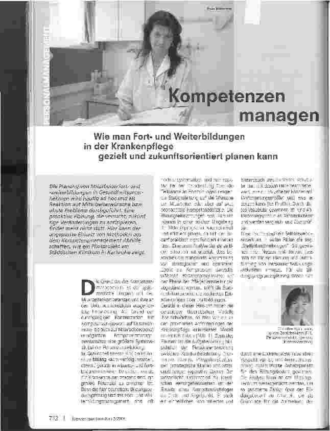 Vorschauseite 1: Kompetenzen managen