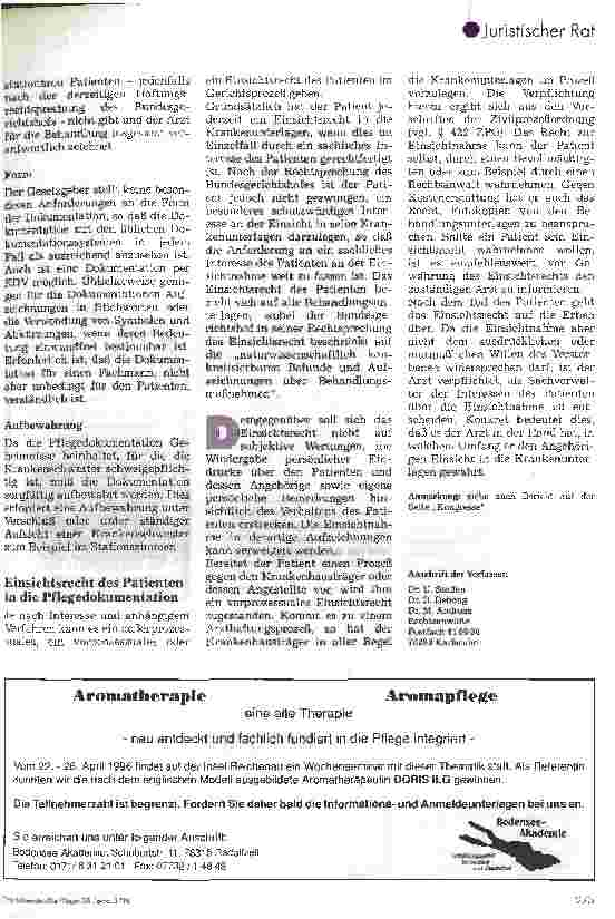 Vorschauseite 3: Notwendigkeit und Umfang der Pflegedokumentation