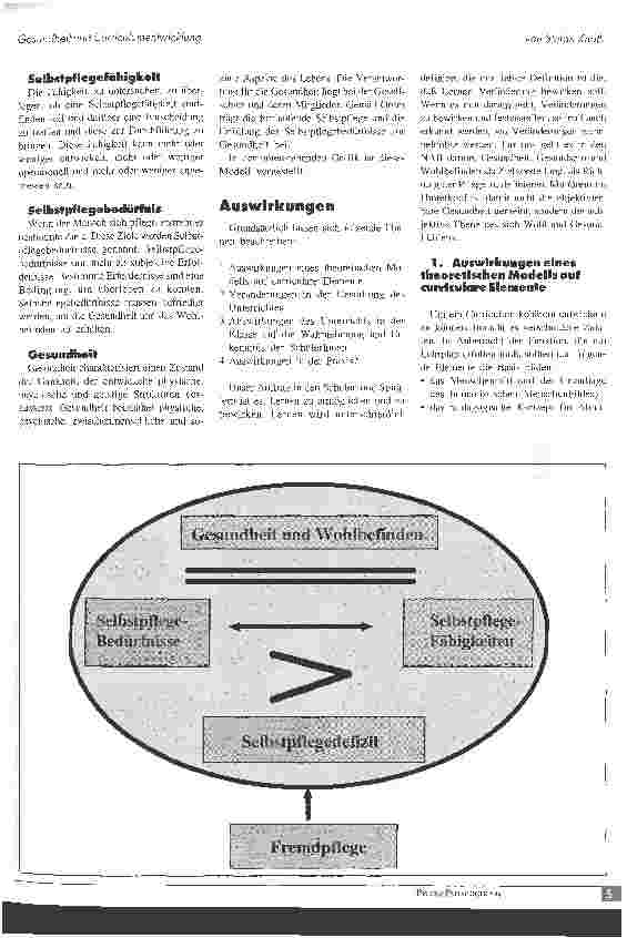 Vorschauseite 2: Gesundheit und Curriculumentwicklung