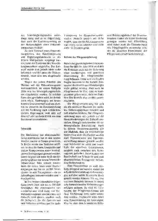 Vorschauseite 3: Gesundheitspolitische Ziele der Großen Koalition
