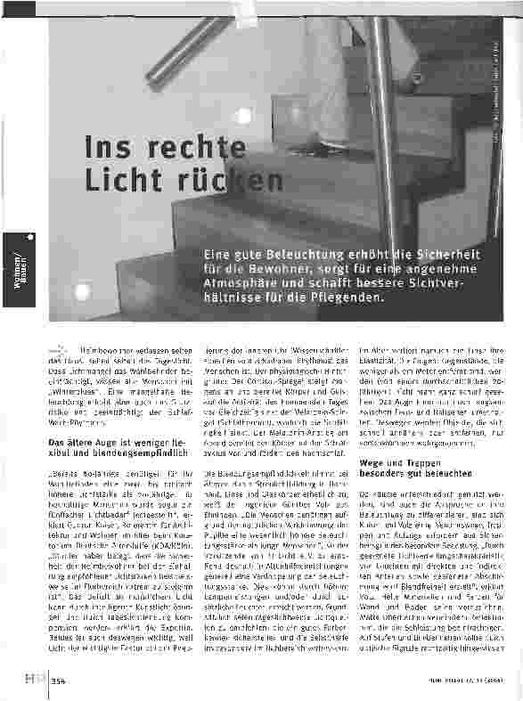 Vorschauseite 1: Ins rechte Licht rücken