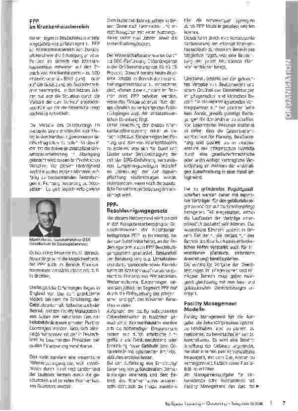 Vorschauseite 2: Öffentlich-private Partnerschaftsmodelle