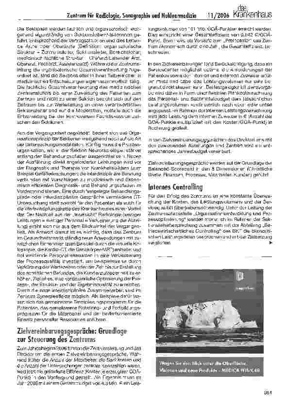 Vorschauseite 2: Auf dem Weg zum Profitcenter