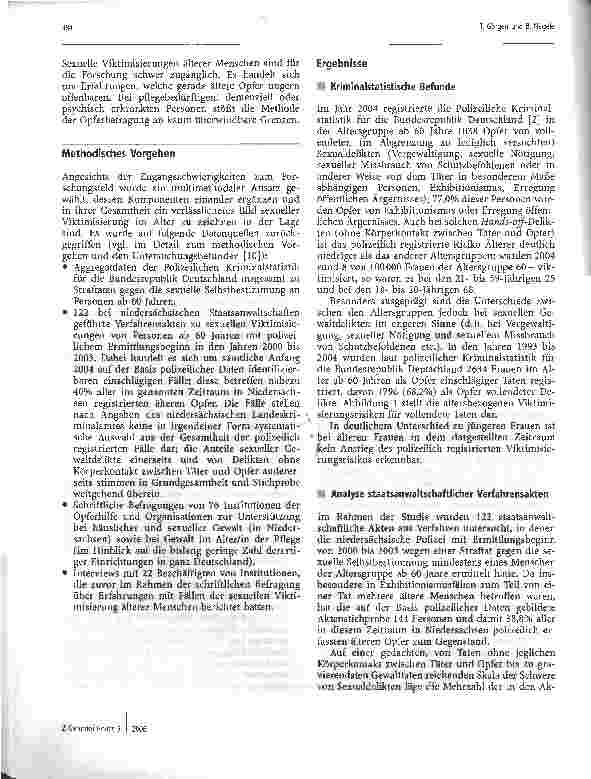 Vorschauseite 3: Sexuelle Viktimisierung im Alter