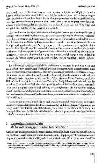 Vorschauseite 4: Der ethische Wert des eigenen Kindes. Eine Analyse der bioethischen Diskussion um ungewollte Kinderlosigkeit und Reproduktionsmedizin