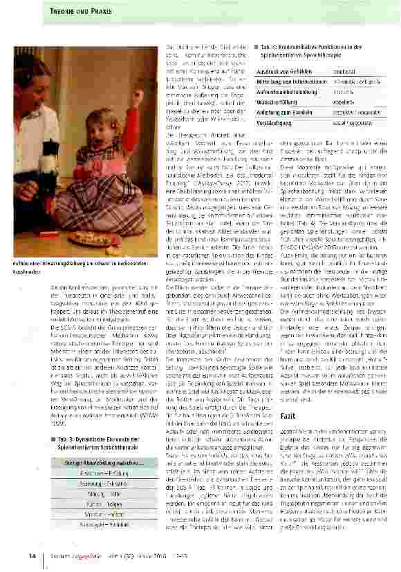 Vorschauseite 3: Spielorientierte Sprachtherapie bei Autismus (SOS-A)