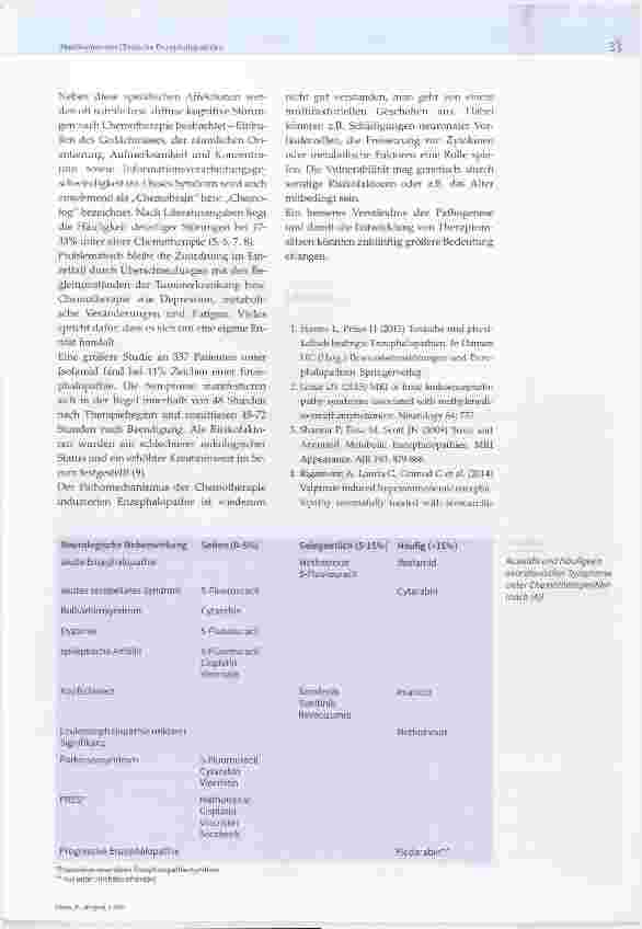 Vorschauseite 4: (Medikamenten-)Toxische Enzephalopathien
