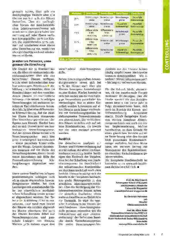 Vorschauseite 3: Detailanalyse: Verrechnung von Kosten und Erlösen