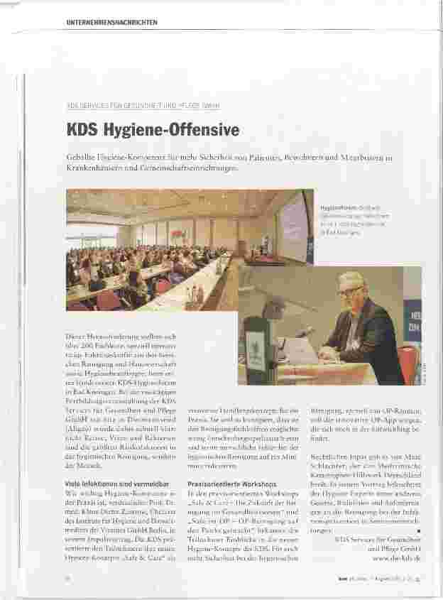 Vorschauseite 1: KDS Hygiene-Offensive