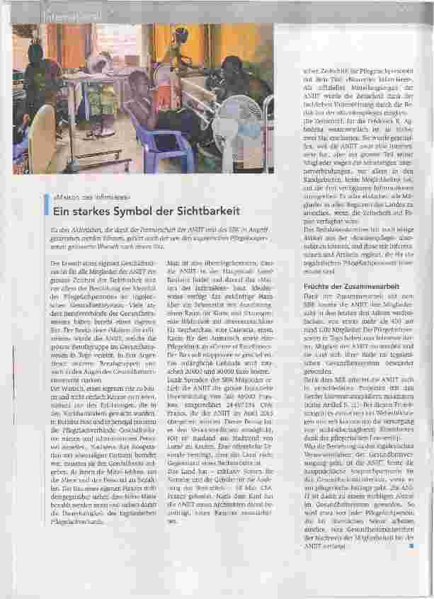 Vorschauseite 3: Togo: Die Solidarität trägt Früchte