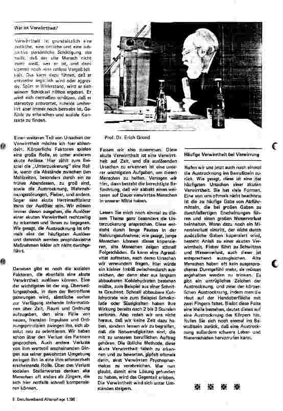 Vorschauseite 2: Unser Leben mit Desorientierten und Verwirrten