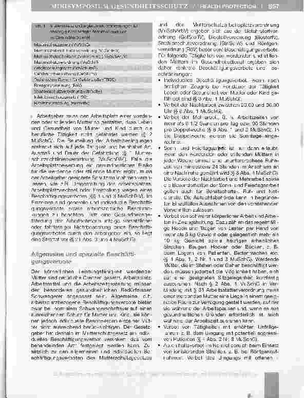 Vorschauseite 2: Mutterschutz in der Anästhesiologie - Verfahrensweisen inKlinik und Praxis
