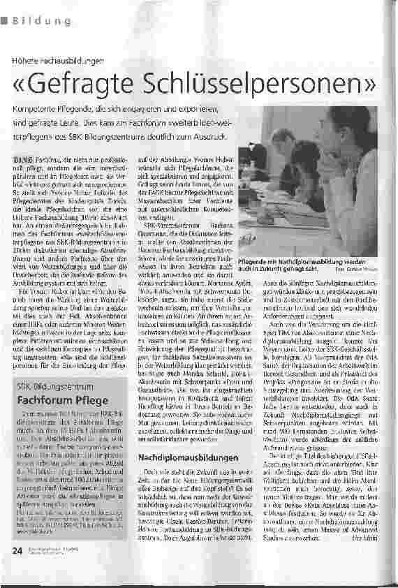 Vorschauseite 1: Gefragte Schlüsselpersonen