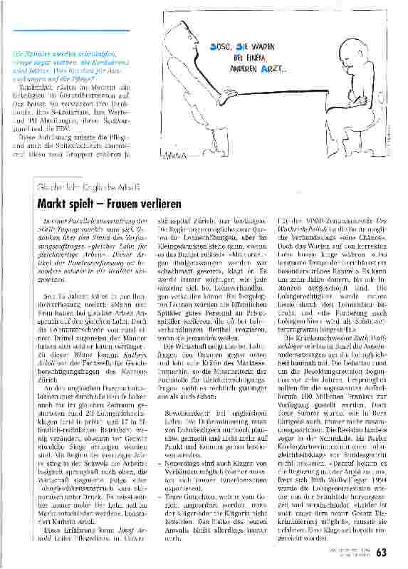 Vorschauseite 4: Allgemeine Aufrüstung - die Pflege muß sich einmischen!