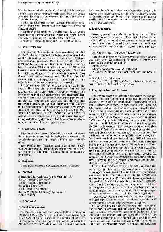 Vorschauseite 2: Betreuung eines Patienten mit endogener paranoid-halluzinatorischer Psychose