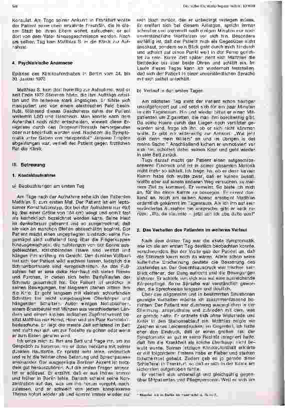 Vorschauseite 3: Betreuung eines Patienten mit endogener paranoid-halluzinatorischer Psychose