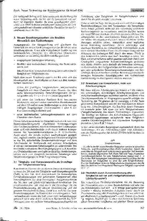 Vorschauseite 2: Neuer Tarifvertrag der Bundesagentur für Arbeit (BA) mit vielen zusätzlichen Flexibilitätsaspekten