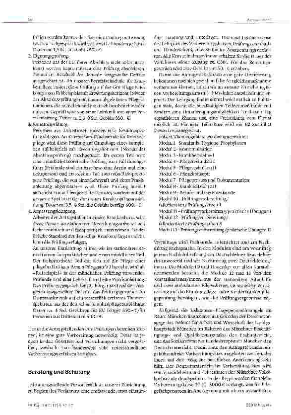 Vorschauseite 2: Pflegefachpersonal aus anderen Ländern