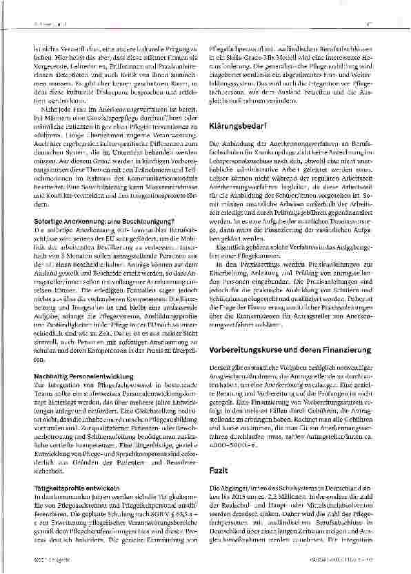 Vorschauseite 5: Pflegefachpersonal aus anderen Ländern