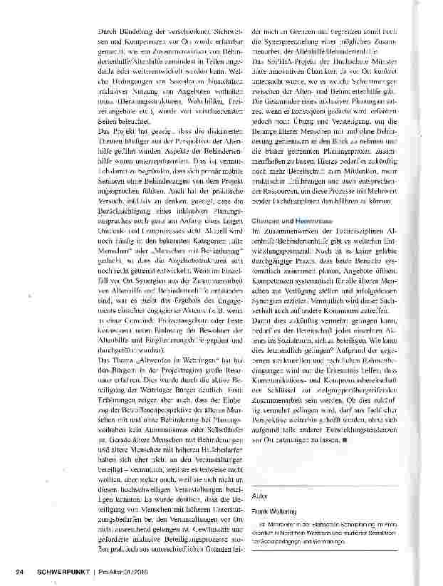 Vorschauseite 4: Inklusive Sozialplanung in der Kommune