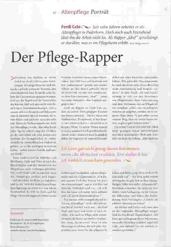 Vorschauseite 2: Der Pflege-Rapper