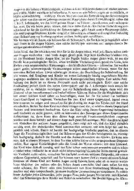 Vorschauseite 2: Die Bedeutung der Frühbehandlung des Schielkindes