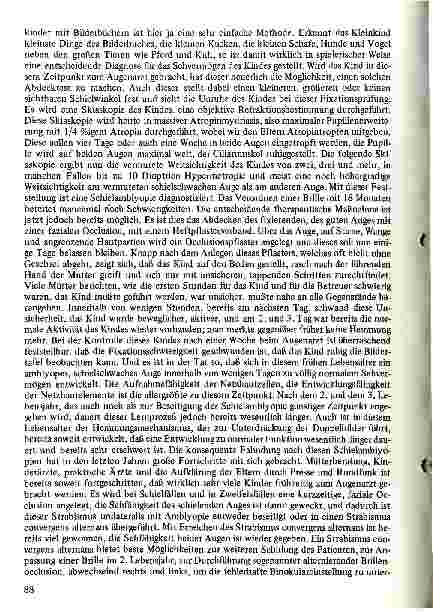 Vorschauseite 3: Die Bedeutung der Frühbehandlung des Schielkindes