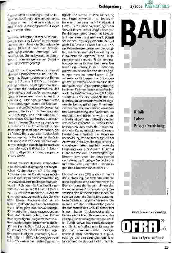 Vorschauseite 3: Krankenhausfinanzierung