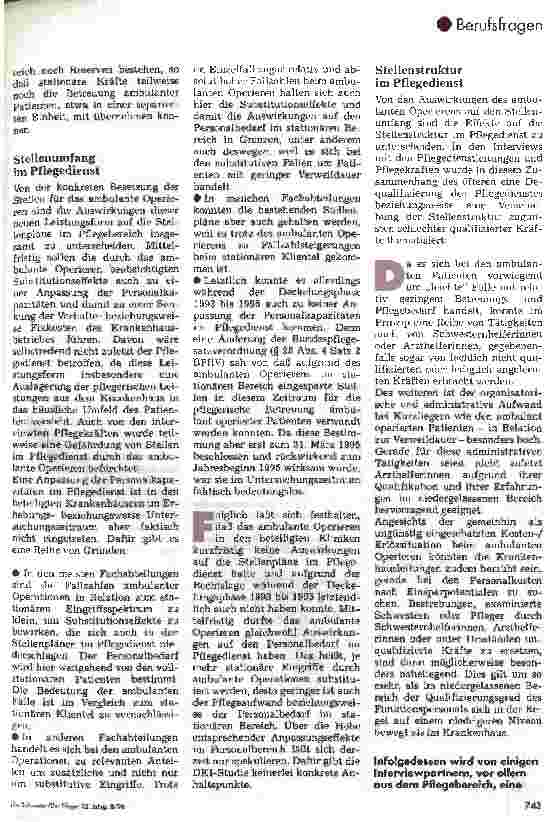 Vorschauseite 3: Ambulantes Operieren im Krankenhaus Auswirkungen auf dem Pflege-und Funktionsdienst