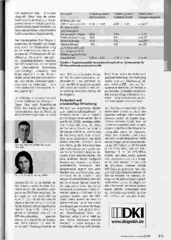 Vorschauseite 2: Kodieren Ärzte wirklich besser?