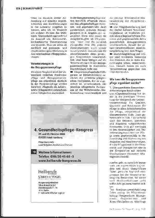 Vorschauseite 3: Nicht ohne pflegerische Bezugspersonen