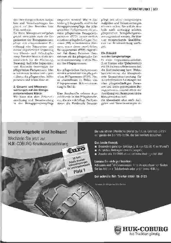 Vorschauseite 4: Nicht ohne pflegerische Bezugspersonen