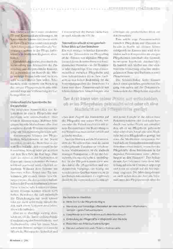 Vorschauseite 2: Was Telemedizin kann
